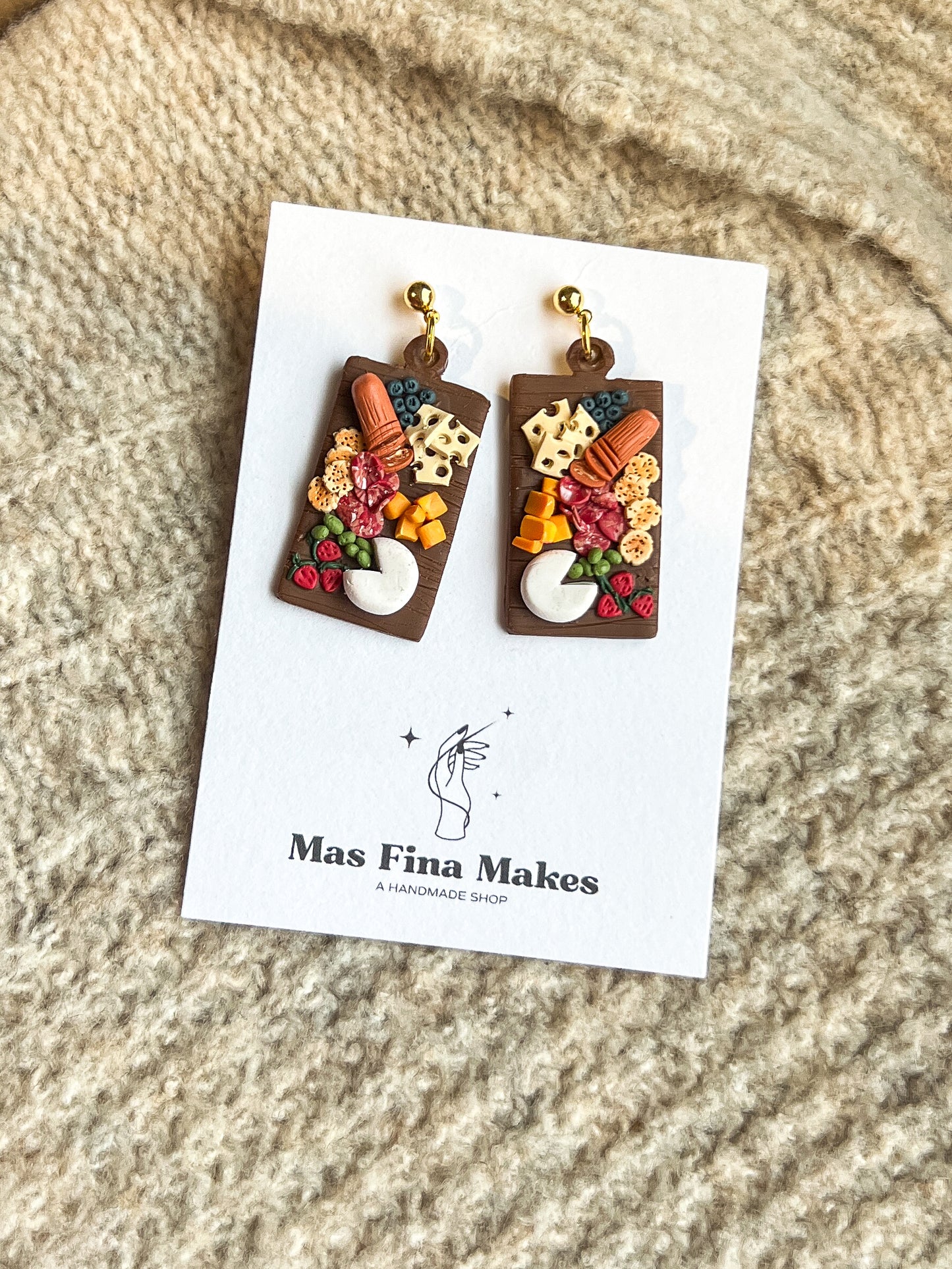 Charcuterie Board Earrings (Pre-Order)